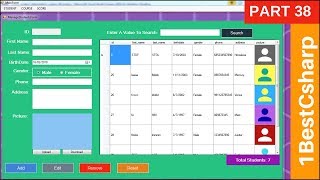 VB.NET - Student Information System Project In VB.Net And MySQL Database [With Source Code] Part 38