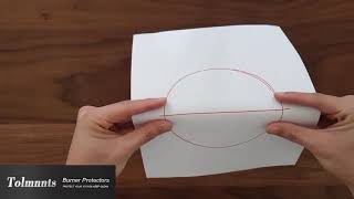 How to Cut the Gas Stove Burner Covers