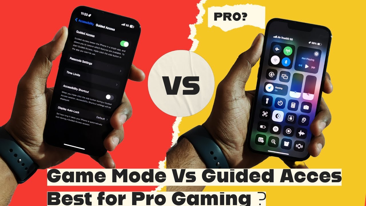IPhone Guided Access Mode VS IPhone Game Mode IPhone Guided Access 
