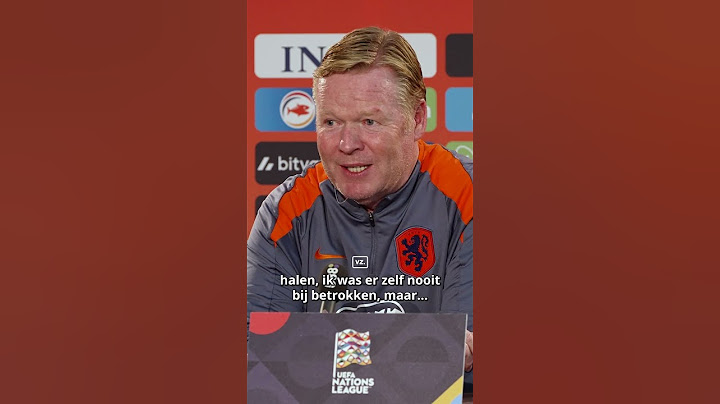 Koeman over het 'incident' met Wout Weghorst op de training van Oranje 🦁 #koeman #weghorst #oranje