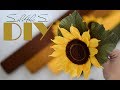 DIY soli4ka_s Соняшник з гофропаперу/ подсолнух с гофрированной бумаги/ sunflower