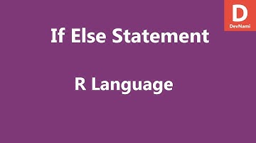 R Programming if else statement