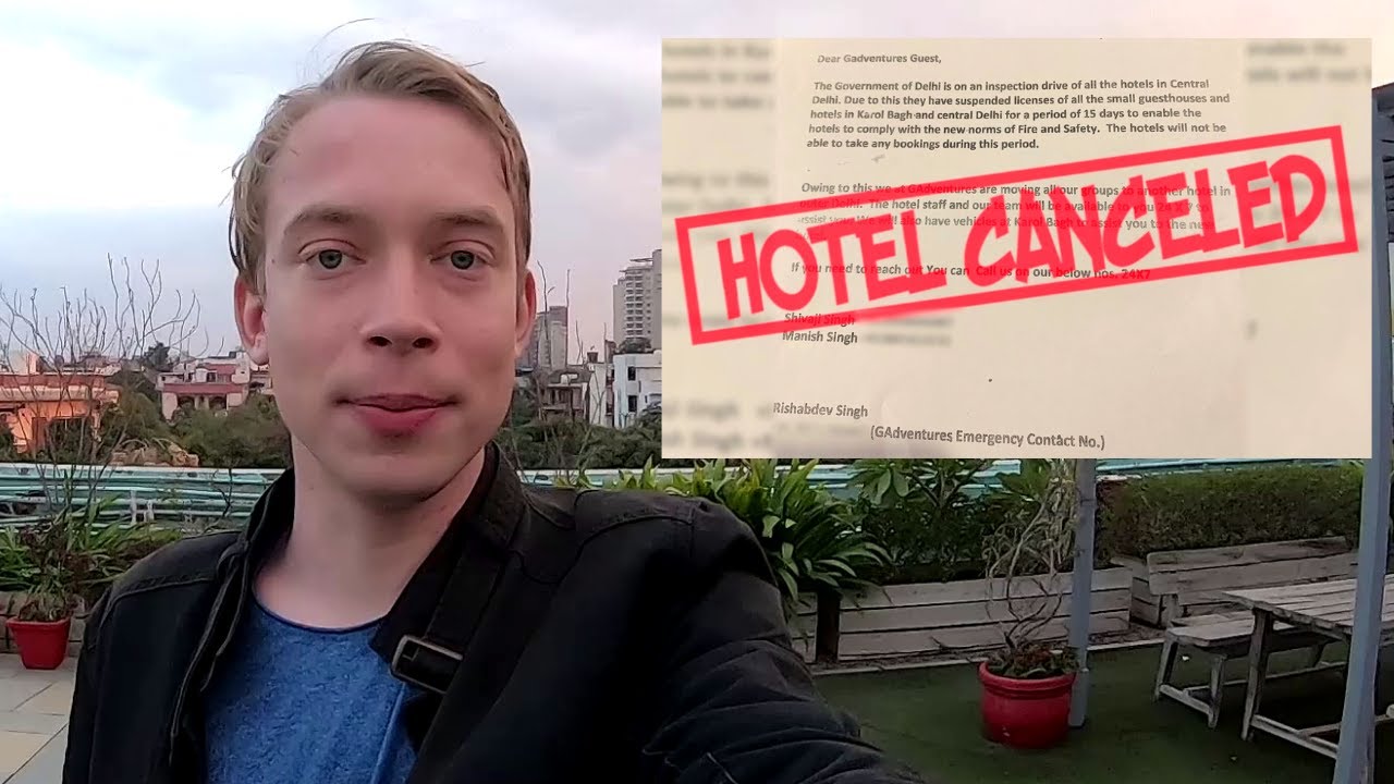They CANCELED our HOTEL?! + Hostel Flirting Tips from New Delhi, India – vlog 18