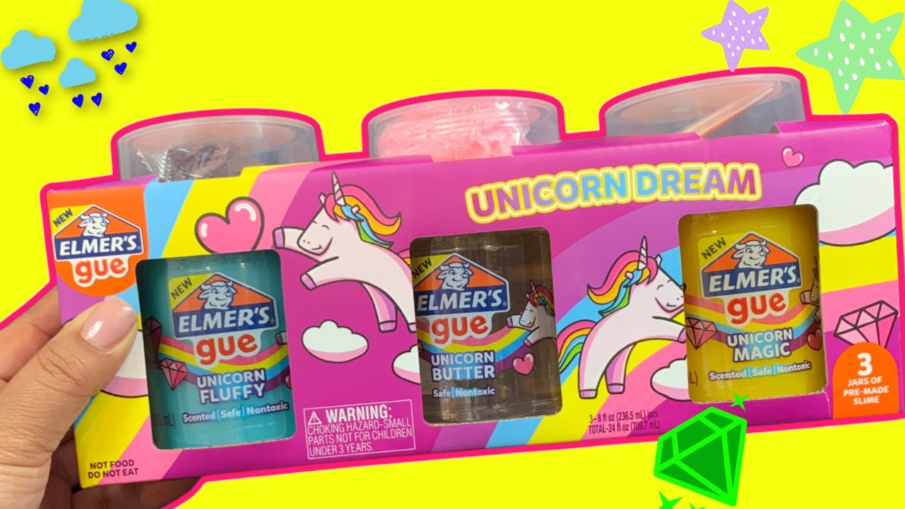 Elmer's Gue Unicorn Magic Premade Slime W/Mix-Ins