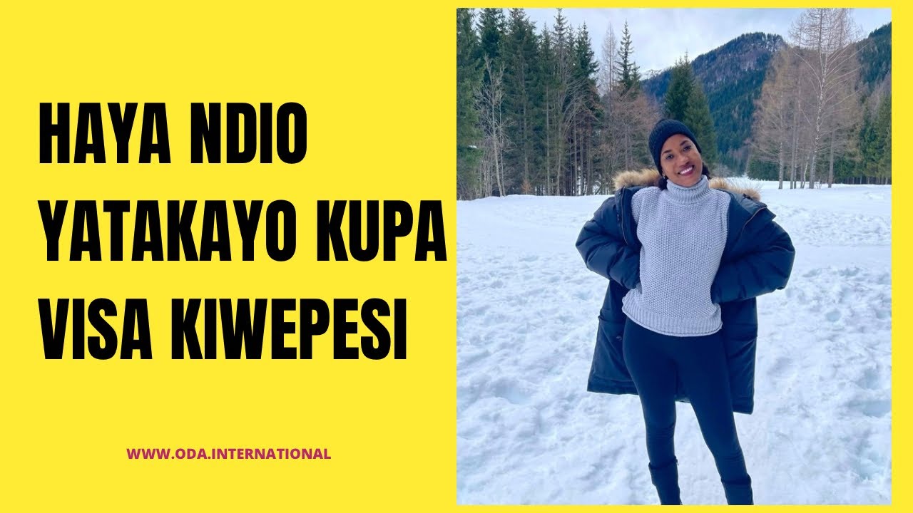 MCHAKATO WANGU WA KUPATA VISA | NINI KILINISAIDIA KUPATA VISA KIWEPESI