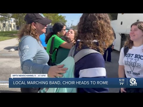 West Boca Raton High School band, choir head to Rome for new year's performances