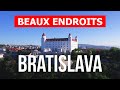Voyage à Bratislava, Slovaquie | Tourisme, vacances, lieux, vues, types, visites | Drone 4k vidéo