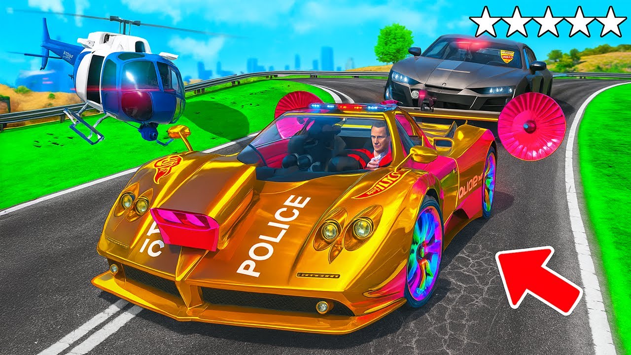 POLIZEI verfolgt MONSTER AUTO in GTA 5! (Polizei vs. Dieb)