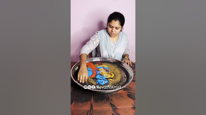 👆Full video Link 🚩Jai Shree Ram 🙏 #jaishreeram #floatingart #rangoli #waterrangoli #revathiartist