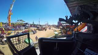 CHADWICK'S GHOST TRAIN (onride) at Newcastle Hoppings 30/6/2018