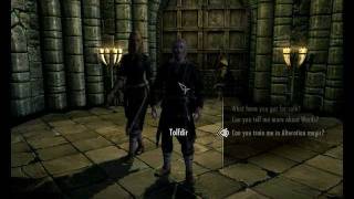 Skyrim first lessons listen to tolfdir BUG Fix.