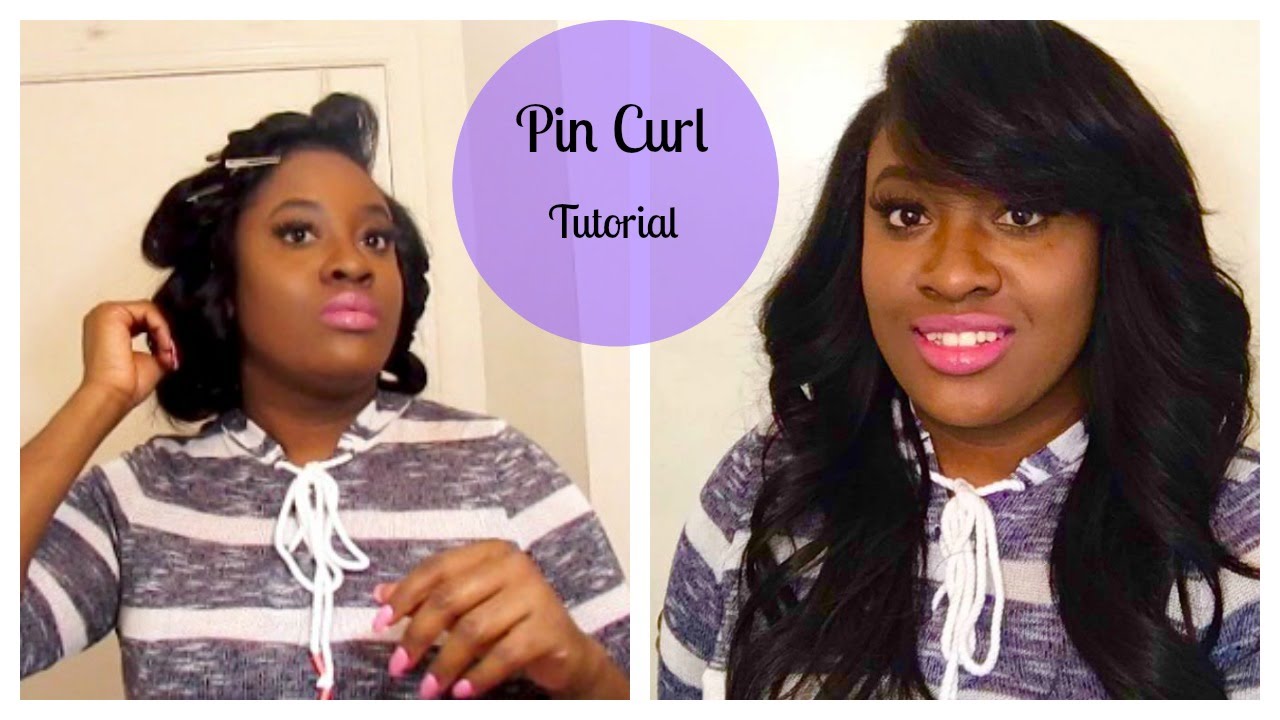 How To Pin Curl Your Hair Youtube