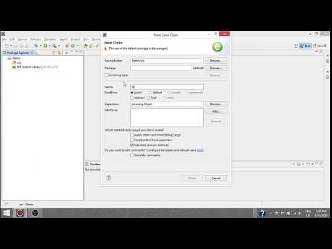 Java Basics- Hello World (Eclipse)
