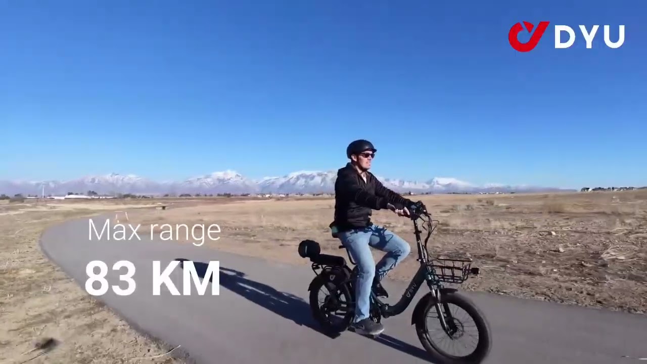 DYU C9 Electric Bicycle Peak 1000W Motor 48V15.6AH Lithium Battery