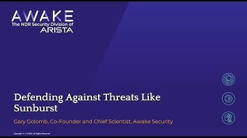 Detecting Threats like Sunburst / SolarWinds / Solorigate