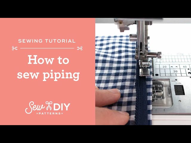 How to Make & Sew Piping