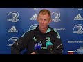 Leo Cullen team announcement | Leinster v Benetton | URC | 23 September 2022