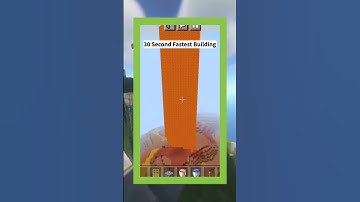 30 Second Fastest Building Build Hack (World"s Smallest Violin) in Minecraft #shorts #minecraft