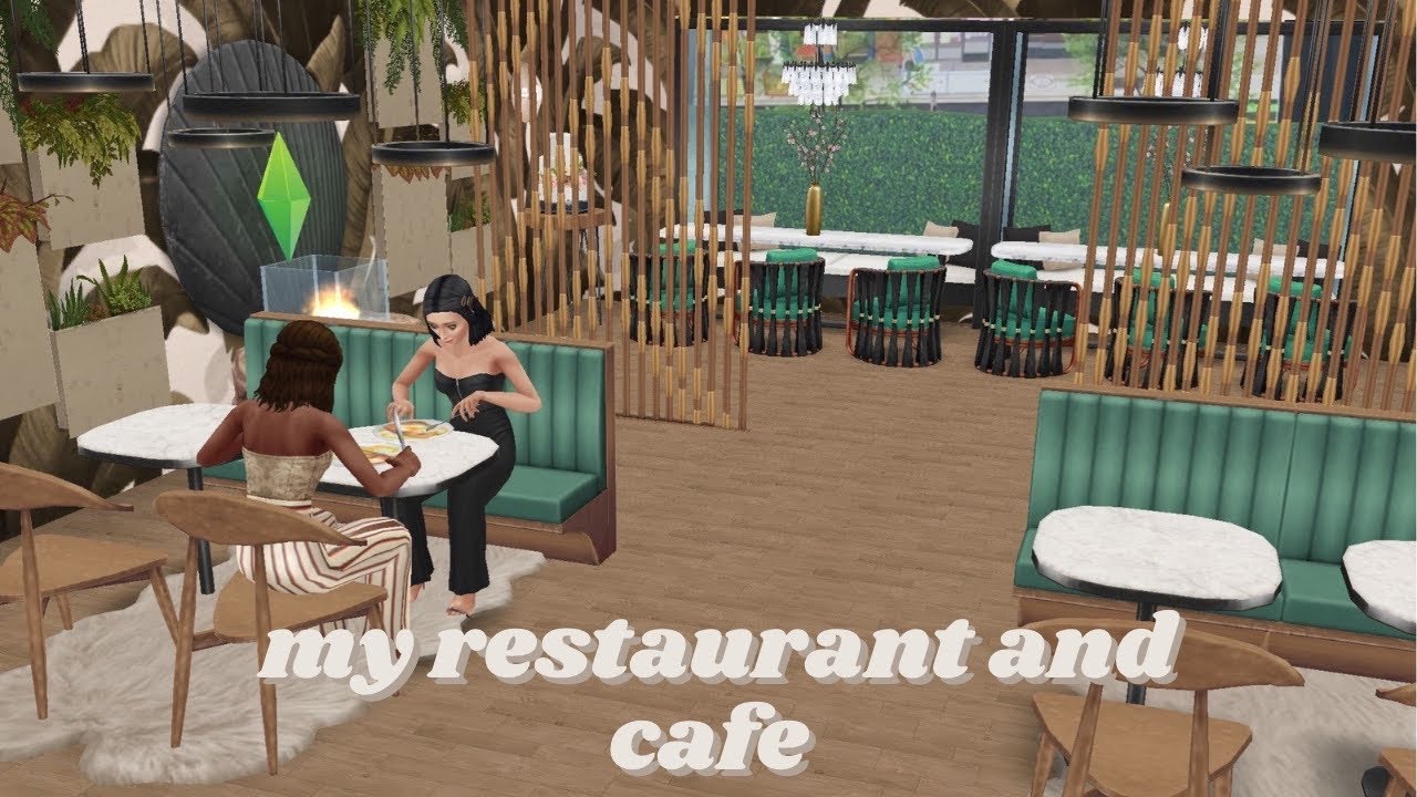 Sims FreePlay MY RESTAURANT & CAFE ☕️🤍 YouTube
