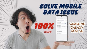 How to Solve Mobile Data Issue on Samsung Galaxy M16 5G | Easy Fix & Tips