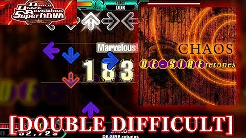 【DDR SN】 CHAOS [DOUBLE DIFFICULT] 譜面確認＋クラップ