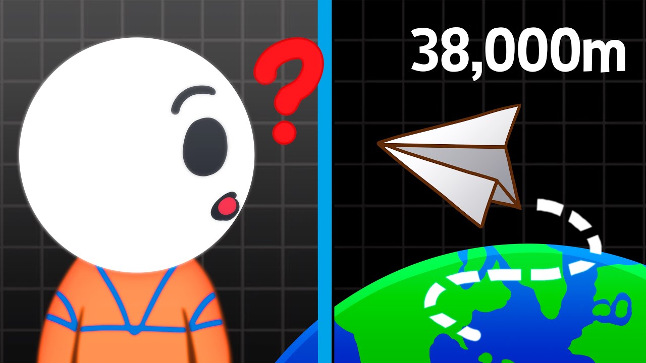 ¿QUÉ TAN ALTO llega un AVIÓN de PAPEL?