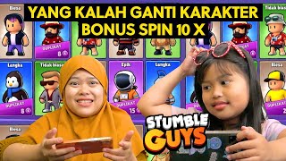 LOSER CHANGES CHARACTER BONUS SPIN 10X - SENJA FIRSTA MAIN STUMBLE GUYS