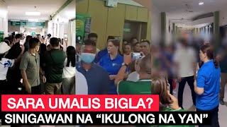 HALA! VP SARA DUTERTE NAPAALIS NG DI-ORAS DAHIL SINIGAWAN NG MGA TAO NG “IKULONG NA YAN” SA GENSAN!