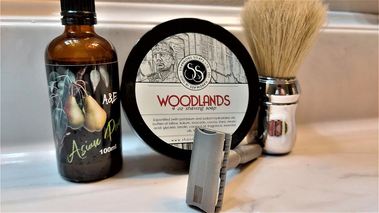 The 'Merica Razor  |  Shannon's Soaps  |  Omega Boar Brush