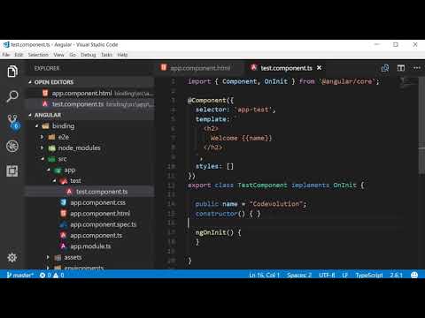 Angular 6 Tutorial   5   Interpolation