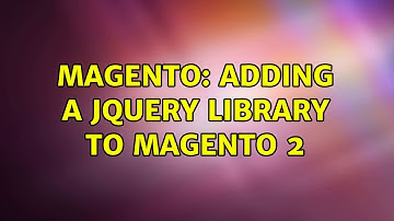 Magento: Adding a jQuery Library to Magento 2 (4 Solutions!!)