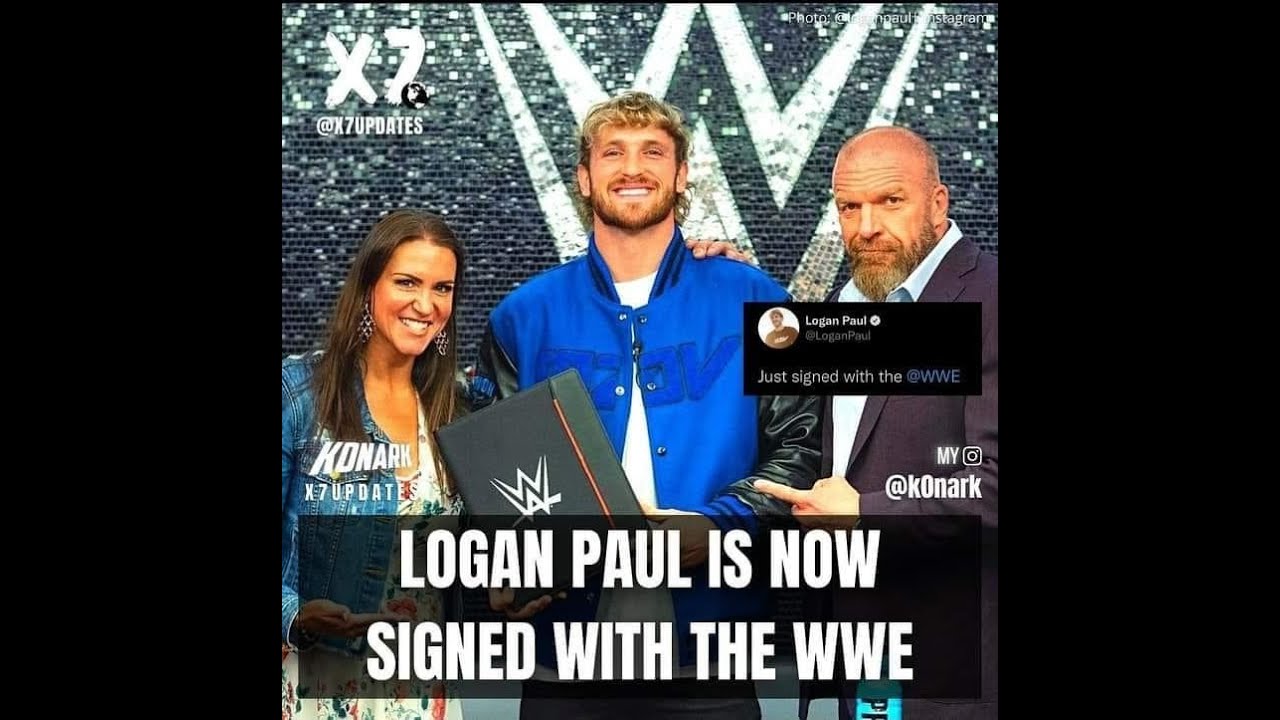 Logan Paul signs contract with WWE