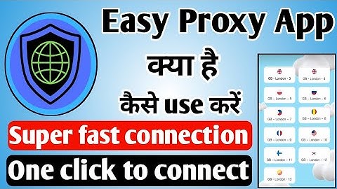 Easy Proxy App kaise use kare ।। How to use easy Proxy App ।। Easy vpn App