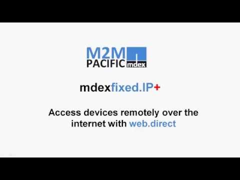 Connection to any remote device with M2M mdexfixed.IP