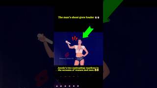 Jennie's two contrasting reactions to the screams of women and men at Complexcon #jennie #blackpink