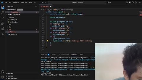 Tugas 3 Praktikum Algoritma dan Pemrograman - Universitas Terbuka