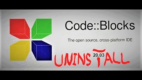 HOW TO Uninstall Code Blocks from your Computer. #Code_Blocks