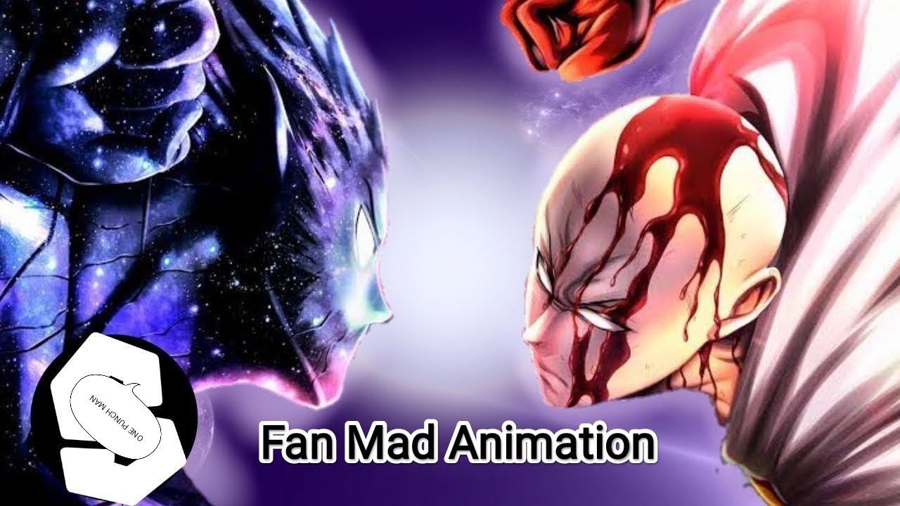 One Punch Man Garou VS Genos Full fight Fan Mad Animation 