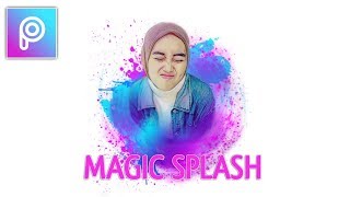 Membuat Vektor Cartoon Magic Splash Di Android Picsart Tutorial