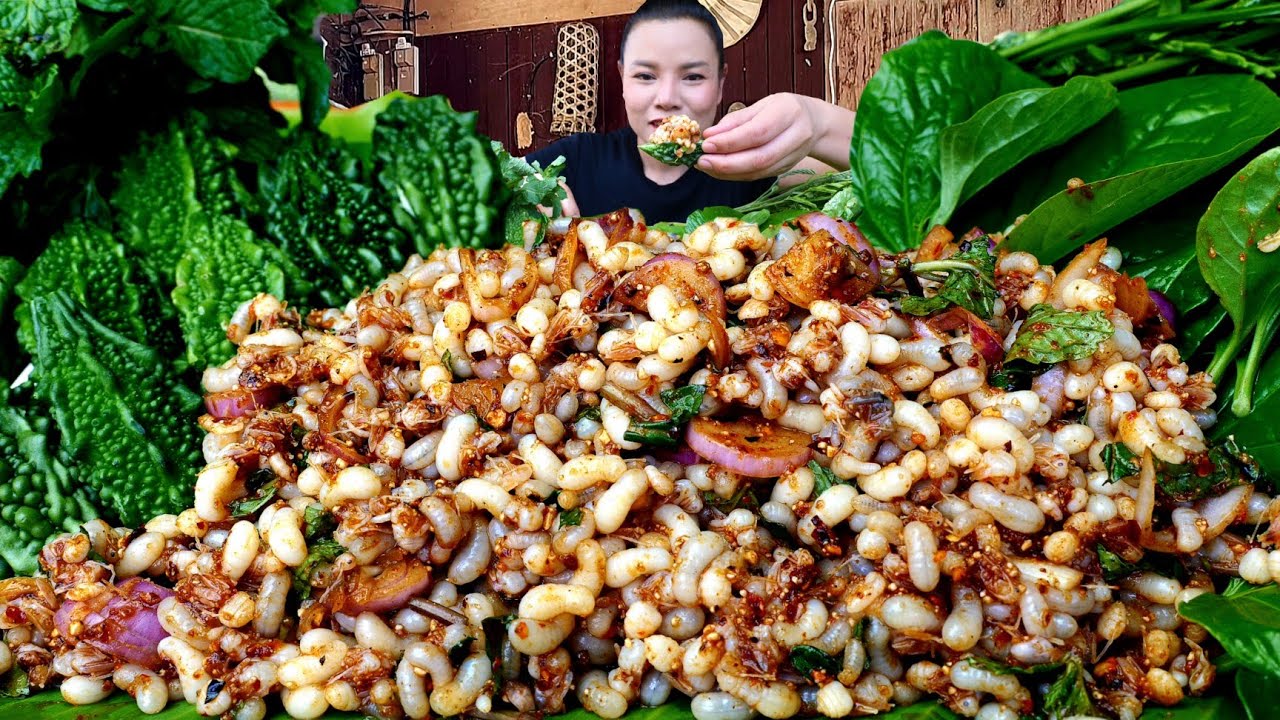 ก้อยไข่มดเเดงปี69ตามฤดูกาล เเกล้มมะระใบชะพลูห่อคำใหญ่ๆเเซ่บถึงใจ|ส้มซ่าพาเเซ่บ 24กุมภาพันธ์ 2026