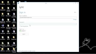 Log into Lync - Desktop screenshot 4