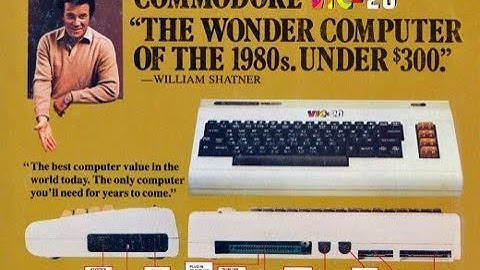 Classic Computer - Commodore VIC 20 inspection of an all time classic computer