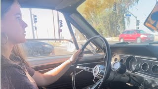 How to Shift a Classic Mustang Properly, C4 Transmission with Tirzah.