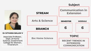ASAP Arts&Science Session 3|𝐇𝐨𝐦𝐞 𝐒𝐜𝐢𝐞𝐧𝐜𝐞 |𝐒𝟔 |𝐓𝐫𝐞𝐧𝐝𝐬 𝐢𝐧 𝐄𝐱𝐭𝐞𝐧𝐬𝐢𝐨𝐧 𝐂𝐨𝐦𝐦𝐮𝐧𝐢𝐜𝐚𝐭𝐢𝐨𝐧 - 𝐃𝐫 𝐒𝐢𝐭𝐡𝐚𝐫𝐚 𝐁𝐚𝐥𝐚𝐧 𝐕