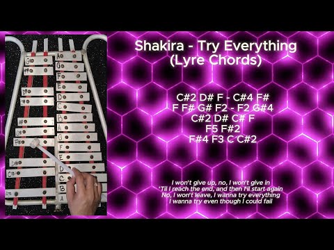 Shakira - Try Everything (Lyre Cover with Chords and Lyrics)