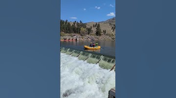 Low Head Dam Truckee River 3,600 CFS Near Reno, NV
