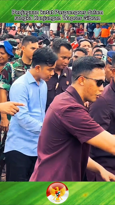 Penjagaan ketat Wapres Gibran oleh Paspampres #short #gibran #paspampres #tni