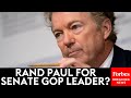 Breaking news rand paul hints he may run to succeed mcconnell as senate republican leader