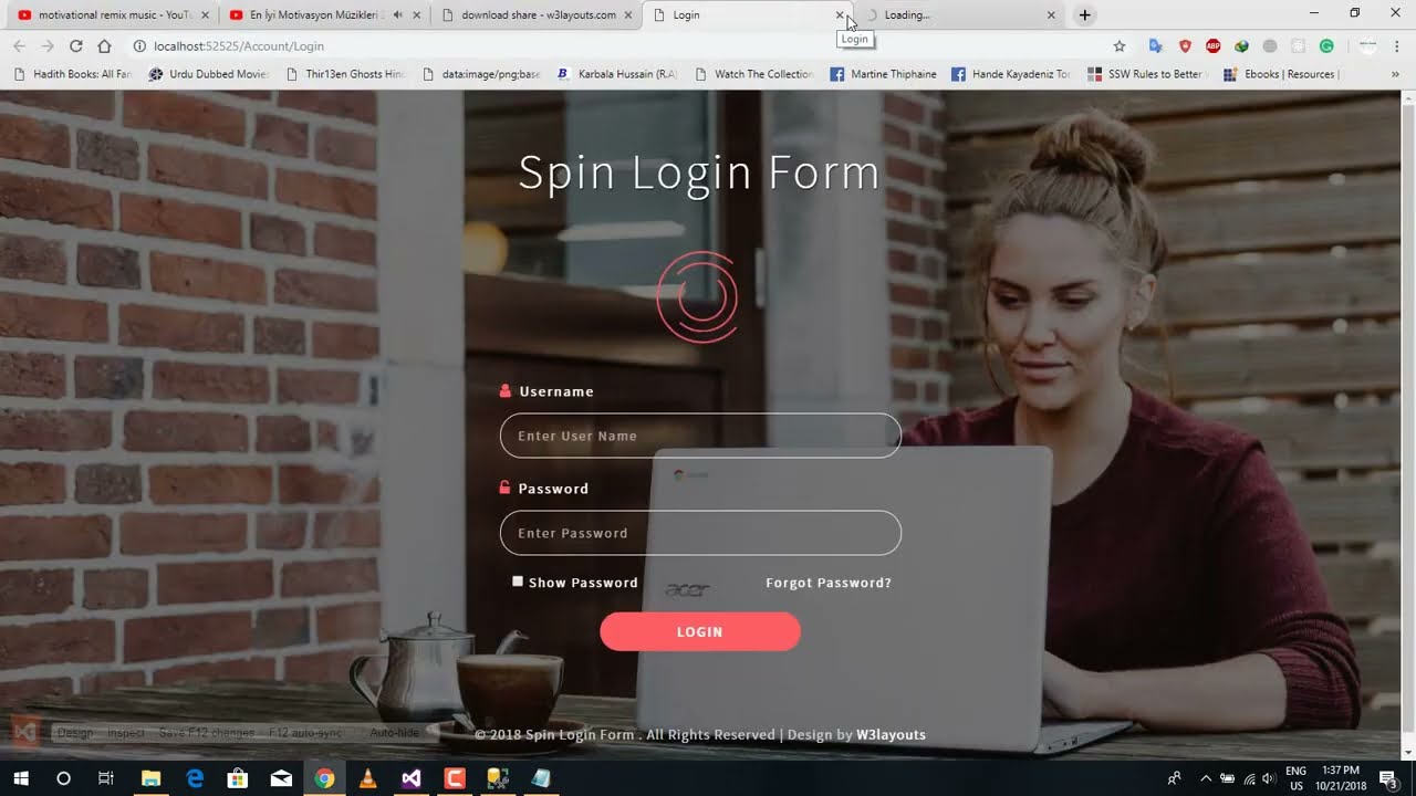 สอน mvc  2022 Update  Create Login Page in Asp.net (MVC 5 \u0026 SQL Server)