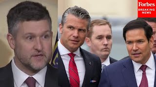 'They Told Us The Goal Was Not Regime Change': Ryan Alleges Rubio,  Hegseth Lied In Venezuela Briefs